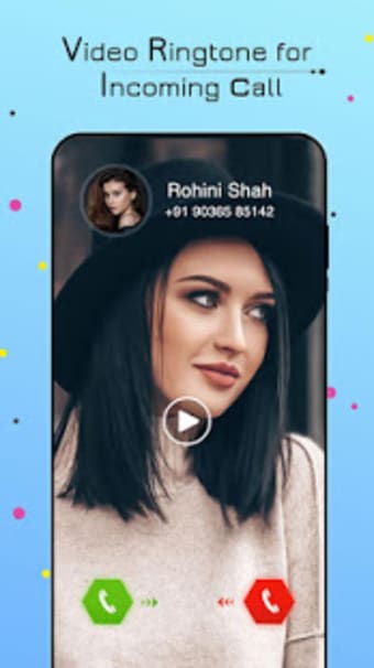 Video Ringtone for Incoming Call: Video Caller ID