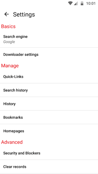 GinxDroid Browser with Download Manager