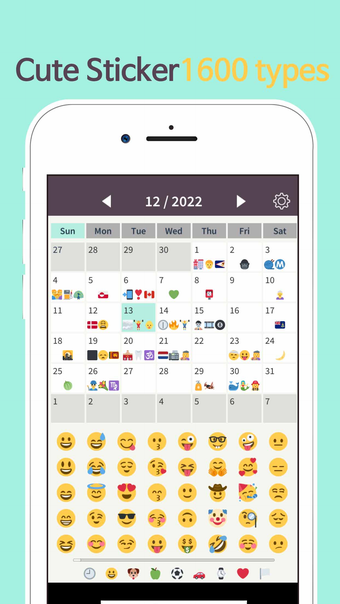 Sticker Calendar: EmojiPlanner