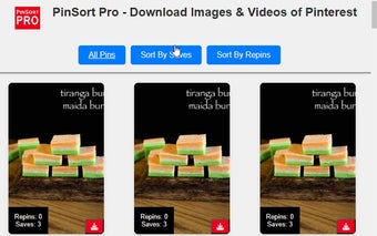 PinSort Pro - Sort, Download Images & Videos