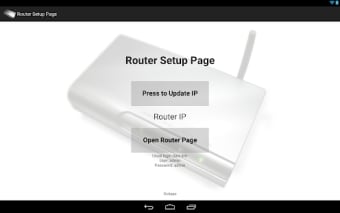 Router Setup Page