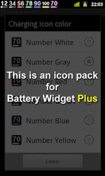 Battery Widget Icon Pack 4