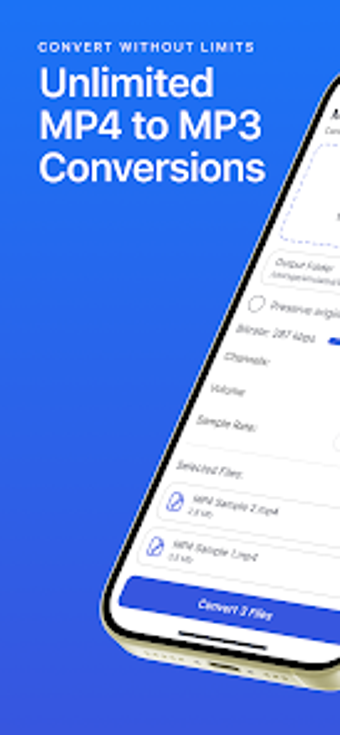 MP4 to MP3 Converter No Limits