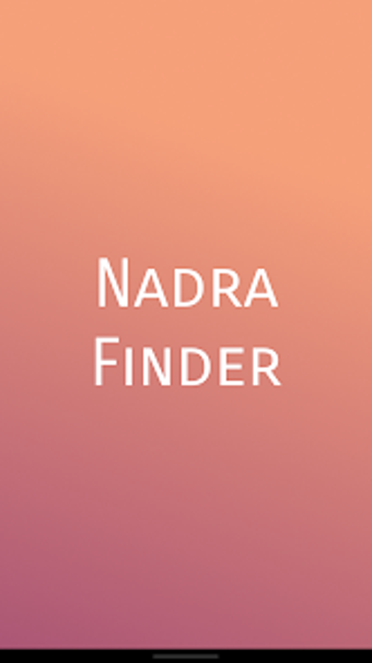 Nadra Finder