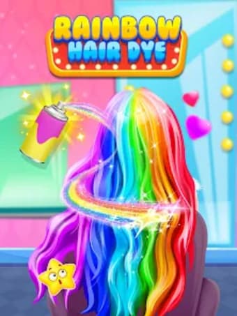 Hair Dye - Rainbow Fashion Art