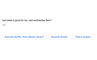 Rude Gmail Smart Reply