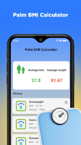 Palm BMI Calculator