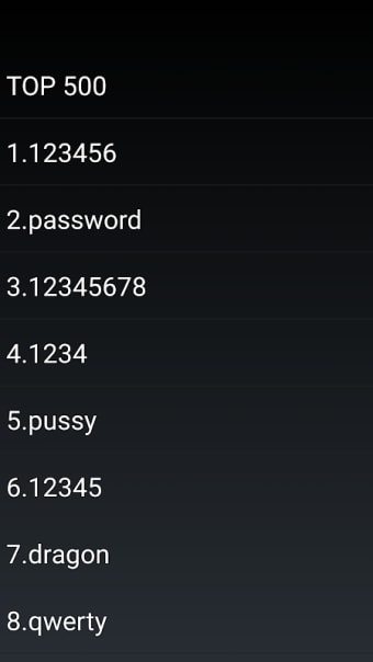 Passwords 2017