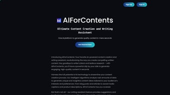 AI For Contents