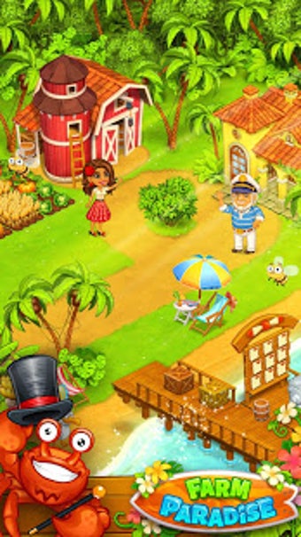 Farm Paradise - Fun farm trade game at lost island