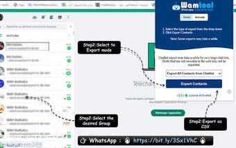 WamtoolCXP - WhatsApp CSV Exporter