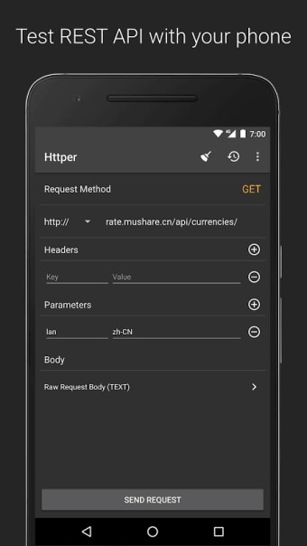 Httper - Test REST API with your phone