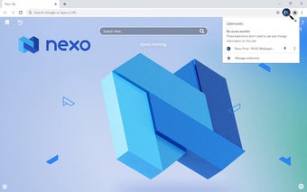 NEXO Coin Price Wallpaper New Tab