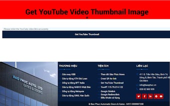 Get YouTube video Thumbnail