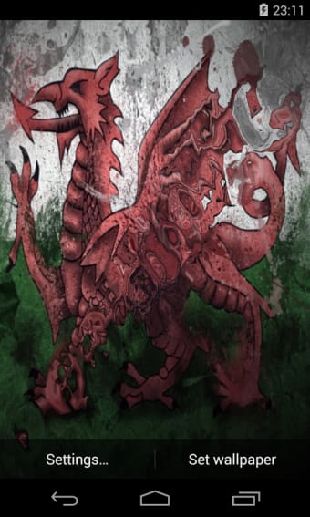 Flag of Wales Live Wallpaper