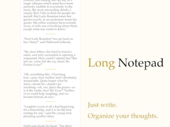 Long Notepad - Organize your t