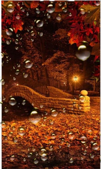 Autumn Twinkle Lights live wallpaper