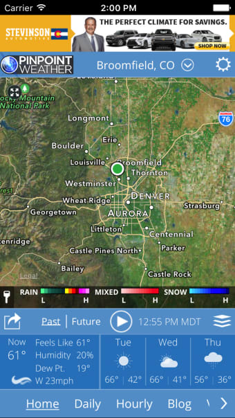 Pinpoint Weather - KDVR  KWGN
