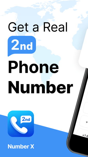 Second Phone Number - NumberX