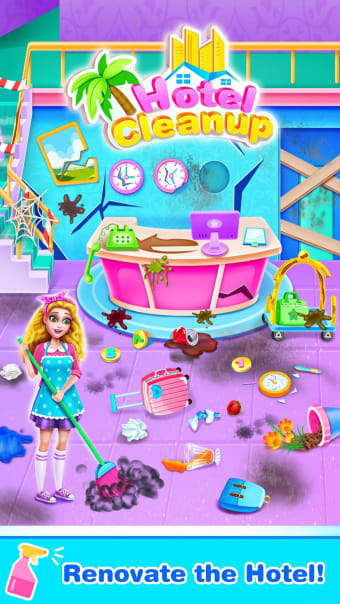 Baby Hotel Clean up  Cleaning Games for Girls