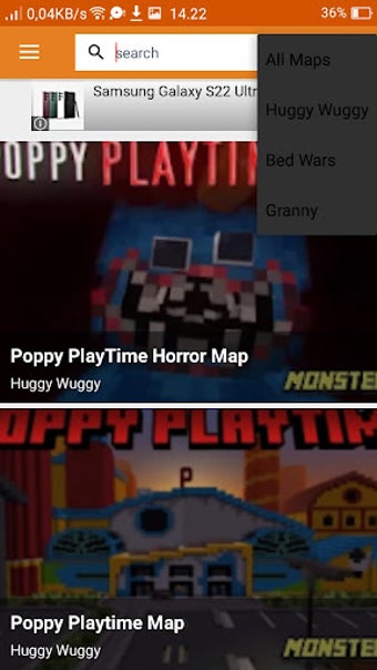 Maps Huggy Wuggy