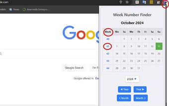 Week Number Finder
