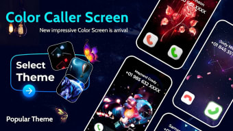 Call Theme Color Screen Flash