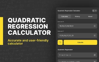 Quadratic Regression Calculator