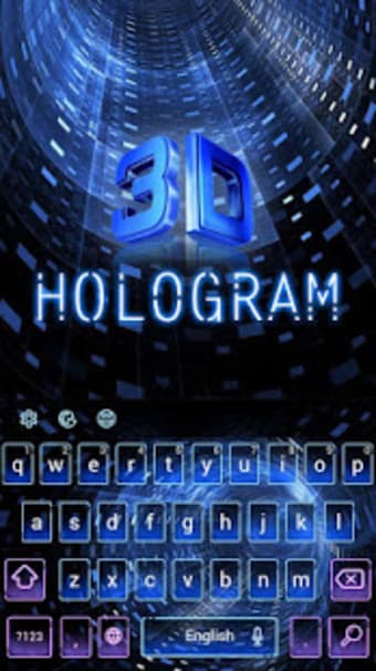 3D Hologram Typewriter