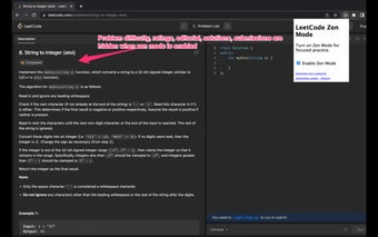 Leetcode Zen Mode