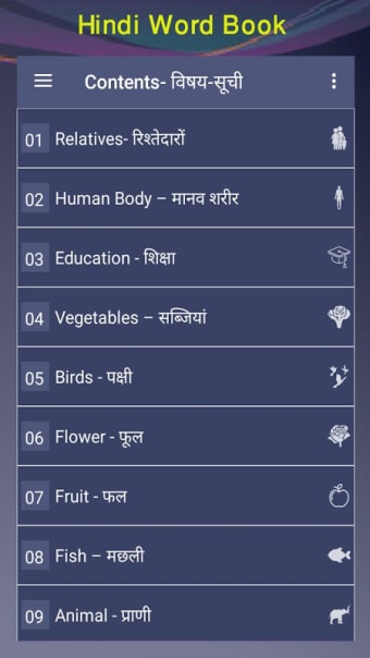 Word Book English to Hindi (2020)