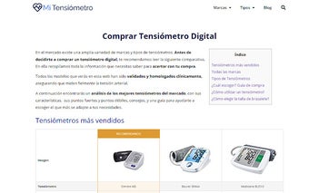 Comprar un Tensiómetro - MiTensiometro