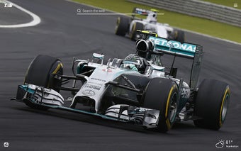 Mercedes F1 HD Wallpaper New Tab Theme