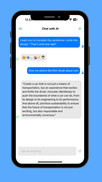 Chat with AI :