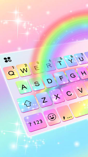 Rainbow Colors Keyboard Theme