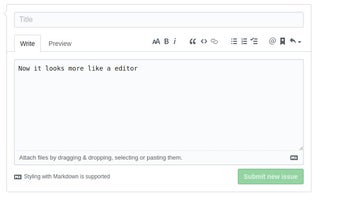 Monospace GitHub Editor