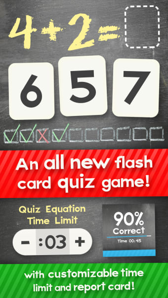 Addition Flash Cards Math Help Quiz Learning Games