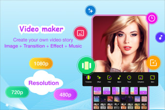 Video maker with photo  music