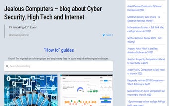 Jealous Computers – The blog about Technology