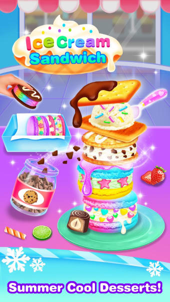 Icecream Sandwich Shop-Cooking Games for Girls