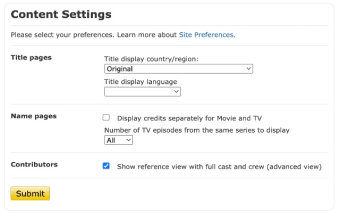 MediaBiz IMDb extension