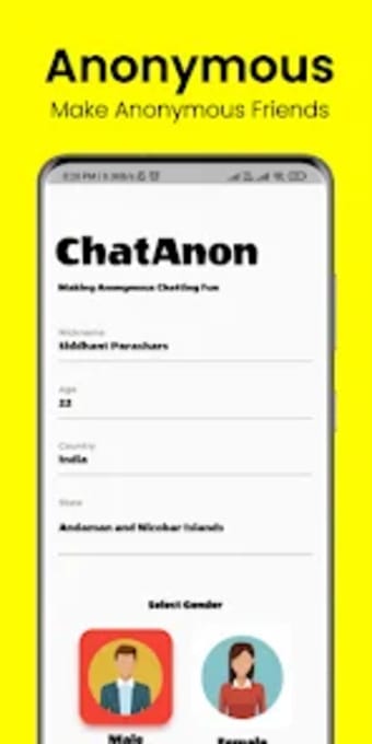 ChatAnon: Anonymous Chat App