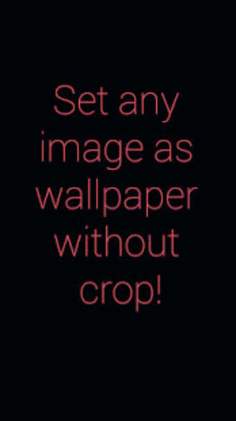 Set wallpaper without crop
