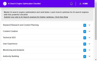 AI Search Engine Optimization Checklist