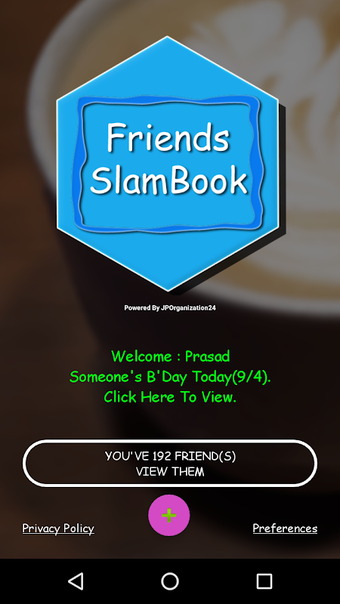 Friends SlamBook