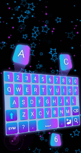 Blue-Purple Keyboard