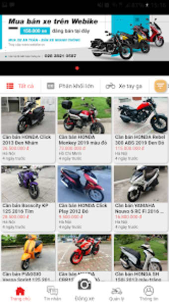 Webike - Chợ xe máy