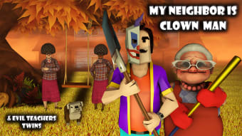 Scary Clown Man Neighbor