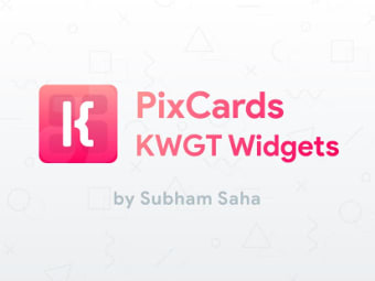 PixCards KWGT - Modern Card Style Widgets