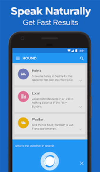 HOUND Voice Search  Personal Assistant
